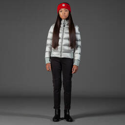 Parajumpers-Teen Silver Logo Puffer Jacket | Childrensalon Outlet