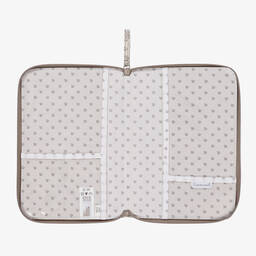 Pasito a Pasito-Beige Baby Document Holder (27cm) | Childrensalon Outlet