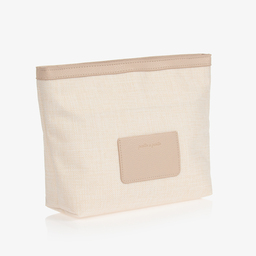 Pasito a Pasito-Бежевый тканый несессер (23см) | Childrensalon Outlet