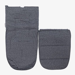 Pasito a Pasito Walking Mum-Blue Cotton Baby Nest (72cm) | Childrensalon Outlet