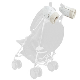 Pasito a Pasito-Blue & Grey Stroller Mittens | Childrensalon Outlet