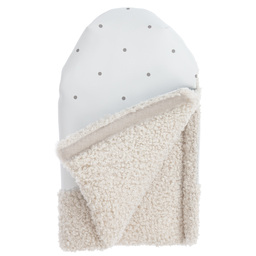 Pasito a Pasito-Blue & Grey Stroller Mittens | Childrensalon Outlet
