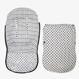 Pasito a Pasito Walking Mum-Белая муфта для ног в стиле бохо шик (92см) | Childrensalon Outlet