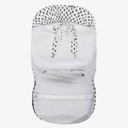 Pasito a Pasito Walking Mum-Белая муфта для ног в стиле бохо шик (92см) | Childrensalon Outlet