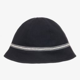 باتاشو-قبعة أطفال ولادي قطن بيكيه لون كحلي | Childrensalon Outlet