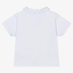 Patachou-Baby Boys Blue Polo Shirt | Childrensalon Outlet