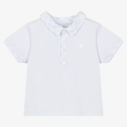 Patachou-Baby Boys Blue Polo Shirt | Childrensalon Outlet