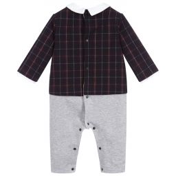 Patachou Pyjama Ecossais Bleu Bebe Garcon Childrensalon Outlet