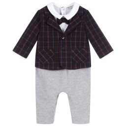 Patachou Pyjama Ecossais Bleu Bebe Garcon Childrensalon Outlet Patachou Pyjama Ecossais Bleu Bebe Garcon Childrensalon Outlet