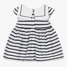 Patachou-Baby Girls Cotton Piqué Sailor Dress | Childrensalon Outlet