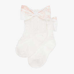 باتاشو-جوارب قطن لون عاجي للمولودات | Childrensalon Outlet