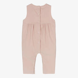 باتاشو-Baby Girls Pink Cord Dungarees | Childrensalon Outlet