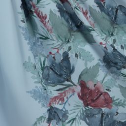 Patachou-Голубое шифоновое платье с цветочным рисунком | Childrensalon Outlet