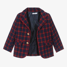 Patachou-Блейзер в красно-синюю клетку | Childrensalon Outlet