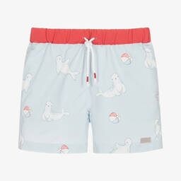 Patachou-شورت سباحة لون أزرق للأولاد | Childrensalon Outlet