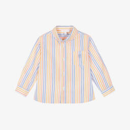 Patachou-Рубашка из хлопка с яркими полосками для мальчиков | Childrensalon Outlet