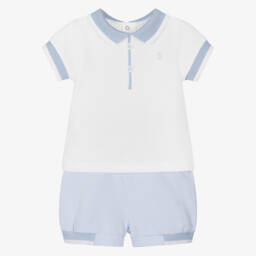 Patachou-Комплект из хлопка синий для мальчиков | Childrensalon Outlet