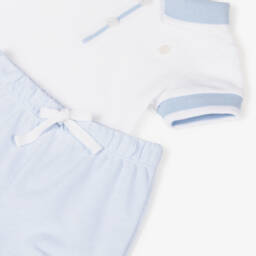 Patachou-Комплект из хлопка синий для мальчиков | Childrensalon Outlet