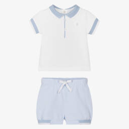 Patachou-Комплект из хлопка синий для мальчиков | Childrensalon Outlet