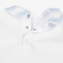 Patachou-Хлопковые синие полосатые комбинезоны для мальчиков | Childrensalon Outlet