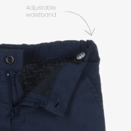 Patachou-Летний комплект кремовый и синий для мальчиков | Childrensalon Outlet