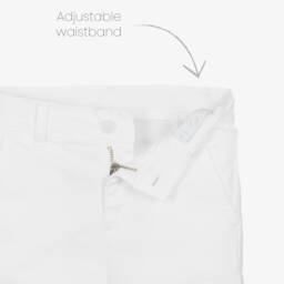 Patachou-Boys Crisp Cotton Twill Shorts | Childrensalon Outlet