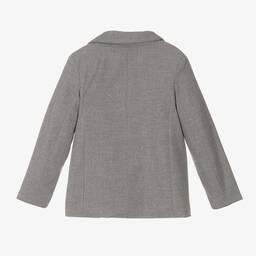 Patachou-Серый фланелевый блейзер | Childrensalon Outlet