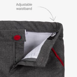 Patachou-Boys Grey & White Trouser Set | Childrensalon Outlet