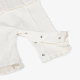 Patachou-Кремовый льняной хлопковый боди для мальчиков | Childrensalon Outlet