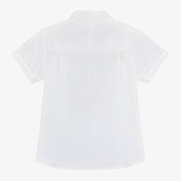 Patachou-Boys Ivory Linen Shirt | Childrensalon Outlet