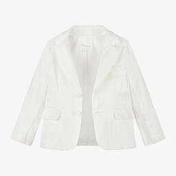Patachou-Boys Ivory Shorts Suit | Childrensalon Outlet
