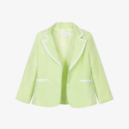 Patachou-طقم صيفي من الكتان النقي باللون النعناعي للأولاد | Childrensalon Outlet