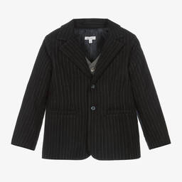 Patachou-Синий блейзер в тонкую полоску | Childrensalon Outlet