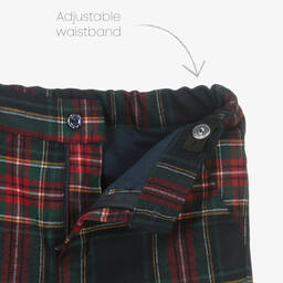 Patachou-Синий костюм в клетку | Childrensalon Outlet