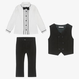 Patachou-Комплект с синими брюками | Childrensalon Outlet