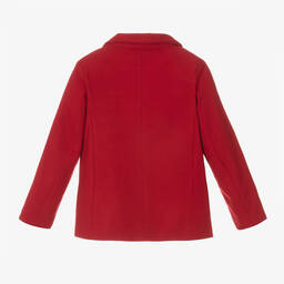 Patachou-Красный фланелевый блейзер | Childrensalon Outlet