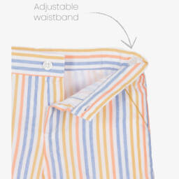 Patachou-طقم قطني مخطط أبيض للأولاد | Childrensalon Outlet