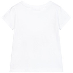 Patachou-Boys White Giraffe T-Shirt | Childrensalon Outlet