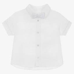 Patachou-Boys White Shirt & Bow Tie | Childrensalon Outlet