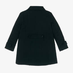 Patachou-Boys Wool Flannel Coat | Childrensalon Outlet