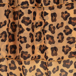 Patachou-Girls Beige Leopard Print Dress | Childrensalon Outlet