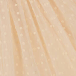 Patachou-Girls Beige Tulle Party Dress | Childrensalon Outlet
