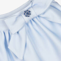 Patachou-Girls Blue Floral Skirt Set | Childrensalon Outlet