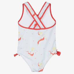 Patachou-Girls Blue & Red Swimsuit | Childrensalon Outlet