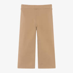 Patachou-Girls Camel Wide Leg Joggers | Childrensalon Outlet