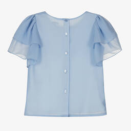 Patachou-Голубая шифоновая блузка | Childrensalon Outlet