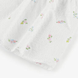 Patachou-Girls Cotton Blossom Shorts Ensemble | Childrensalon Outlet