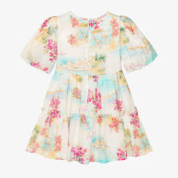 Patachou-فستان قطني بناتي بنقشة زهرية | Childrensalon Outlet