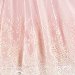 Patachou-فستان دانتيل وردي ناعم للبنات | Childrensalon Outlet