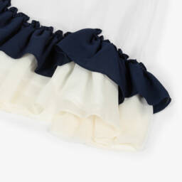 Patachou-Girls Elegant Chiffon Ruffle Dress | Childrensalon Outlet